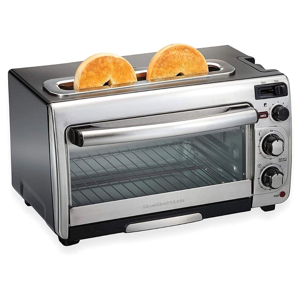 Hamilton Beach 2-in-1 Countertop Oven and Long Slot Toaster