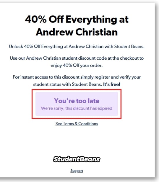  Andrew Christian Student Discount