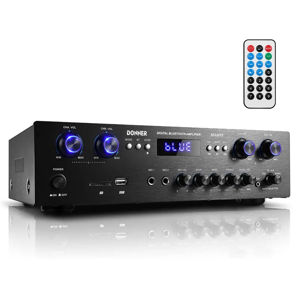 Donner Bluetooth 5.0 Stereo - Peak Power Home Theater